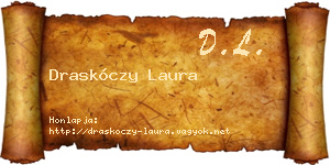 Draskóczy Laura névjegykártya